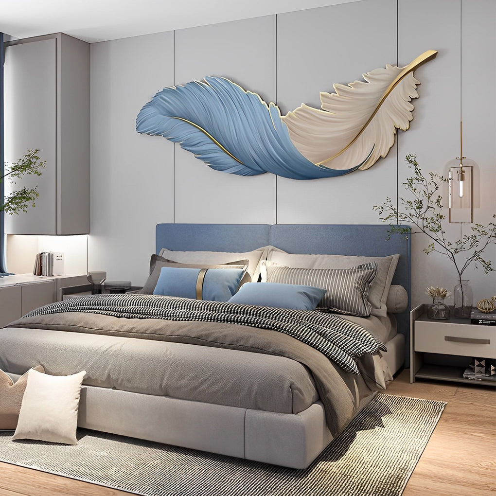 Feather Wall Lamp - Modern Luxury LED Art Deco Wall Light with Creative Design