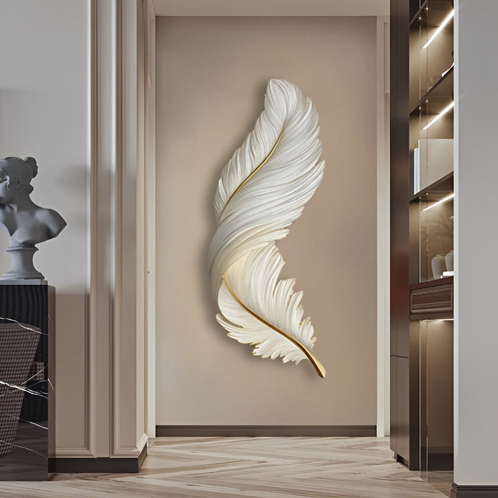Feather Wall Lamp - Modern Luxury LED Art Deco Wall Light with Creative Design