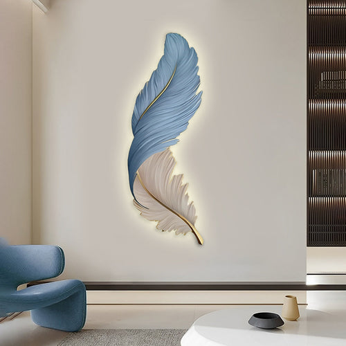 Feather Wall Lamp - Modern Luxury LED Art Deco Wall Light with Creative Design
