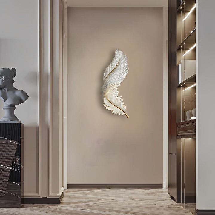 Feather Wall Lamp - Modern Luxury LED Art Deco Wall Light with Creative Design