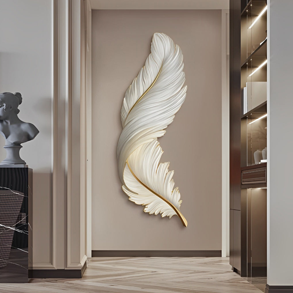 Feather Wall Lamp - Modern Luxury LED Art Deco Wall Light with Creative Design