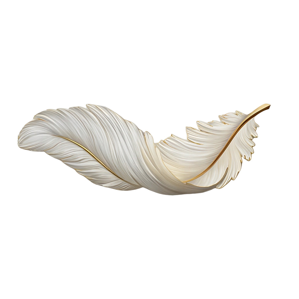 Feather Wall Lamp - Modern Luxury LED Art Deco Wall Light with Creative Design