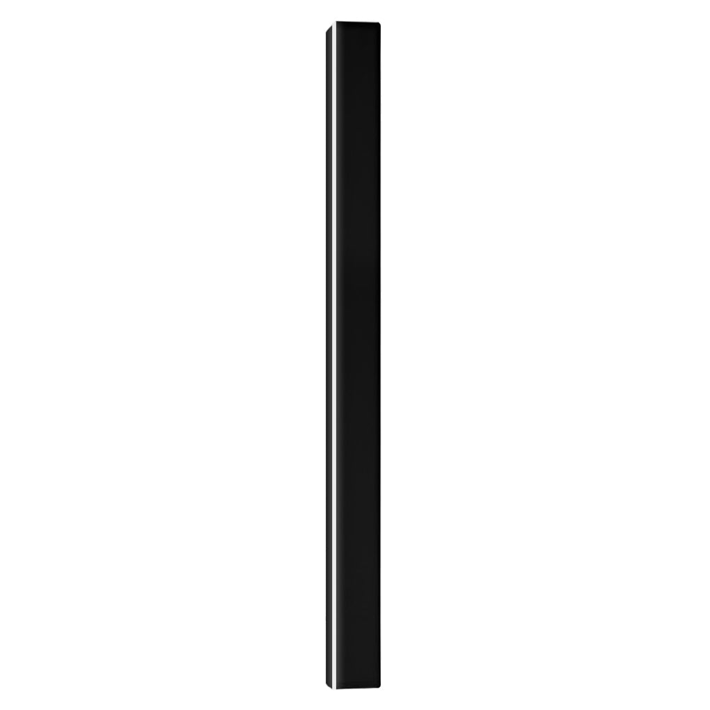 Outdoor Black Linear LED Wall Light with Integrated Strip